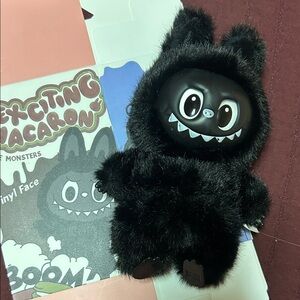 On Running Black Fuzzy Monster Plush Toy